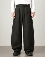 Pantaloni a gamba larga in misto lana