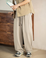 Pantaloni Wide-Leg Relaxed con Coulisse 7,0