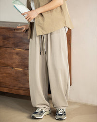 Pantaloni Wide-Leg Relaxed con Coulisse 7,0