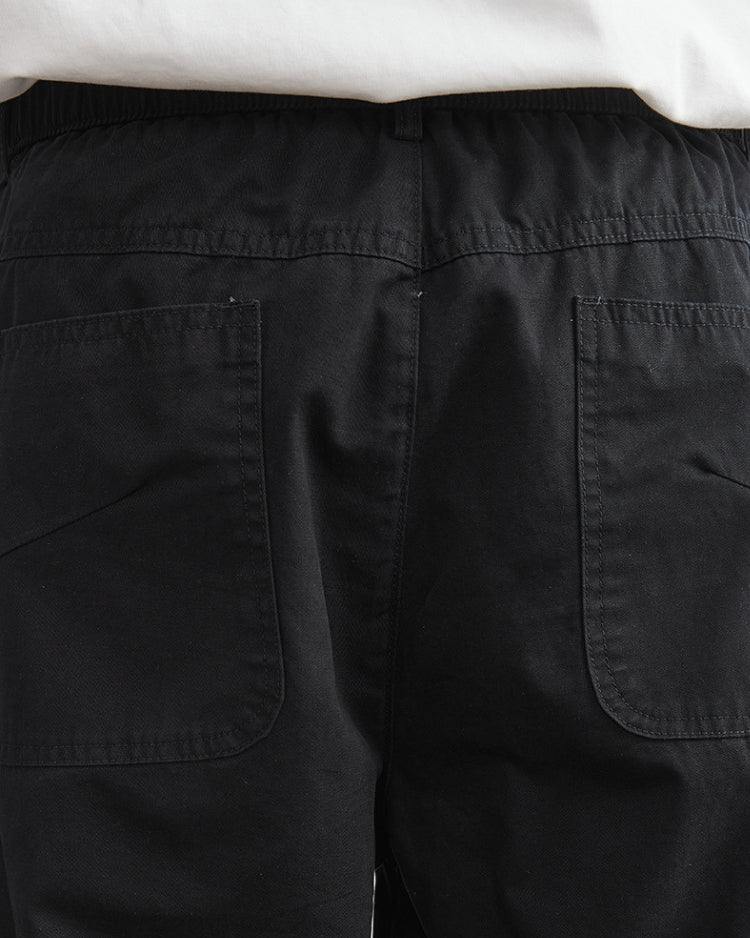 Pantaloni Effetto Jeans con Elastico in Vita