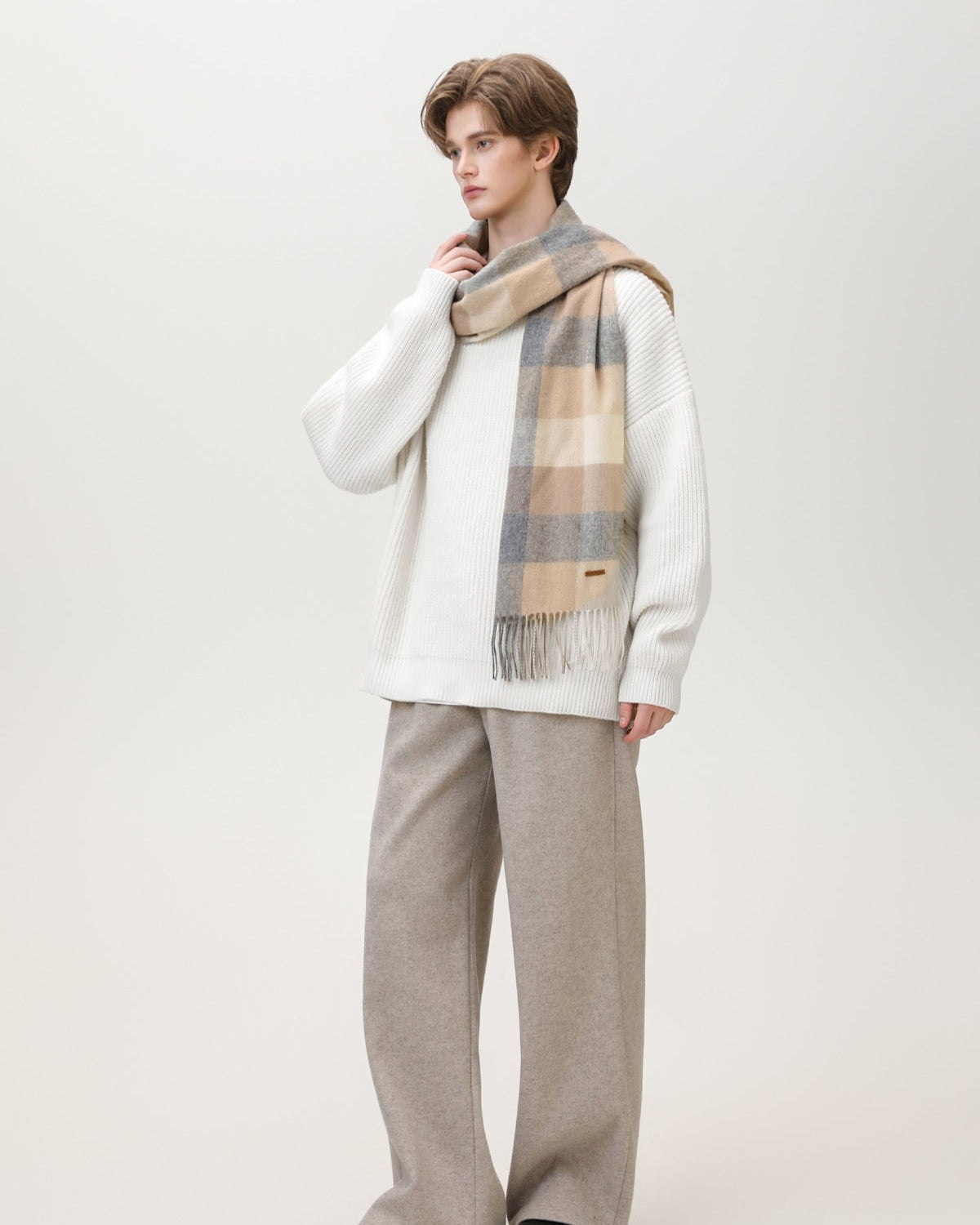 Maglione Girocollo Oversized Knit Rilassato