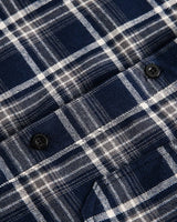 Overshirt a Quadri in Cotone