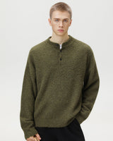 Maglione Polo Oversized Heritage Misto Lana