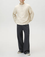Maglione Polo Oversized Heritage Misto Lana