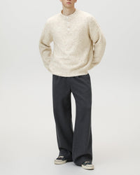 Maglione Polo Oversized Heritage Misto Lana