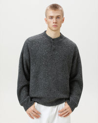 Maglione Polo Oversized Heritage Misto Lana