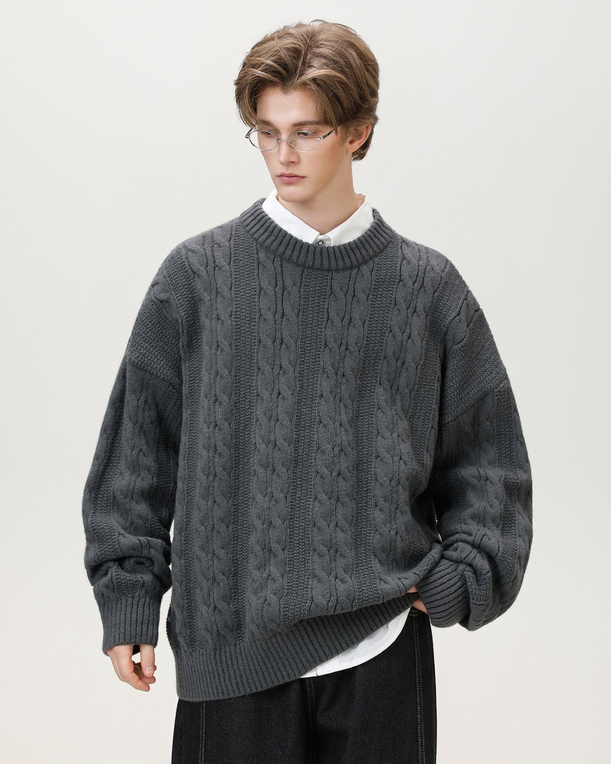 Maglione Cable Knit