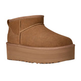stivaletti classic ultra mini platform donna | stivaletti scamosciati platform